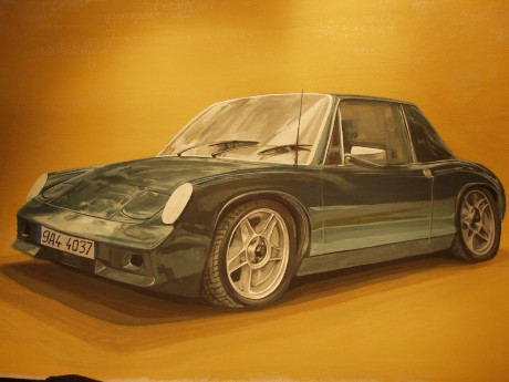 Porsche 914 painting